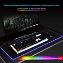 Large LED RGB Mouse Pad Rubber Lighting Gaming Mousepad Desktops Mice Mat