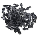 20Pcs Black Paracord Plastic Zippers Pull Replacement For Sport Outdoor Soft M&O