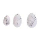 3 Pieces White Turquoise Eggs for Women to Train Pelvic Floor Exercise