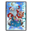 DIY Santa Claus Special Shaped Diamond Painting 50 Pages A5 Sketchbook Gift
