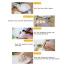 Manual Pasta Machine Kitchen Machine Noodle Cutting Machine with 7-Mode Spa