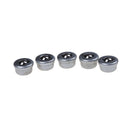 5pcs Dia 8mm Sliver Ball Metal Transfer Bearing Unit Conveyor Roller WheelsFT