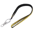 Bling Yellow Rhinestone Crystal Custom Strap Lanyard ID Badge Key Ring Hold R5I5