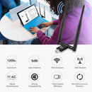 Wireless Usb Wifi Adapter, 1200Mbps Dual Band 2.4Ghz/300Mbps 5Ghz/867Mbps D E6Z4