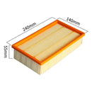Flat-Pleated Air Filter for KARCHER Parts Oil-Proof Dustproof Accessories