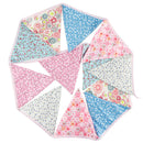 3.2m 12 Flags Powder Blue Flag Banner Pennant Wedding/Birthday Party Decor