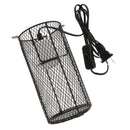 Reptile Heat Light Holder Iron Lampshade Pet Anti-Scald Lamp Shade US Plug