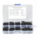 800X M2 For Phillips Assorted Black Cross Pan Head Self Tapping Screws S YHH