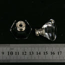 2Pcs Acrylic Drawer Knob Cabinet Closet Funiture Door Decor Pull Handle