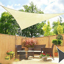 3Meter Beige e Sun Shade Sail Sun Shade Tent Garden Patio Swimming Pool Sun