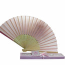 Bamboo Silk Hand Held Fan, Solid Fan with Gift Box, Bridal Chinese Bamboo c