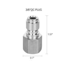 Stainless Steel Pressure Washer Adapter Set G3/8 Inch Female Quick Connect  N9Q2