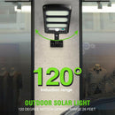 Outdoor Solar Sensor Wall Light Waterproof Garden Street Lamp (D 213 LED)