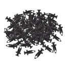 100x  Bumper Clips 9mm Push Door Panel Pin Fastener Rivets Clips New