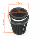 2Pcs 54mm Air Intake Filter Cleaner for Universal Motorcycle Dirt Bike ATV