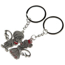 Angel Kiss Couple Metal Keychain & Keyring H9R1