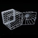 Iron Birdcage Shape Succulent Pot Metal Hanging Planter Plant Holder - 13cm