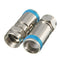 10Pcs F-Type Male Plug Compression Connectors For RG6 Coax Coaxial TV Cable H G6