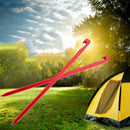 10pcs Aluminum Alloy Tent Pegs Square Nail Stakes Hook Pin Nails Campi ZOO