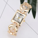 Lvpai Women's Watch Crystal Diamond Bracelet Stainless Steel Quartz Wrist Watch