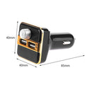 BT20B Bluetooth Handsfree FM Transmitter MP3 Player Dual USB Car Charger(1) A