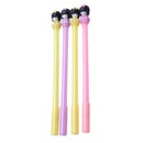 4 pcs 0.38mm black Japanese girl gel pen Cute candy color Signature pen Kaw D7U5