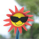 Funny Sun Flower Car Antenna Aerial Ball EVA Topper Truck SUV Pen Decor Gift OZ