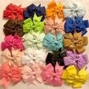 20x Lovely Hair Bows Boutique Baby Girls Hair Grosgrain Ribbon