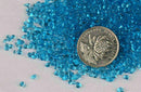 Bag of Aquarium Glass Mini Stones Fish Tank Gravel Sand Decoration Rock_Blu E8Q5