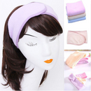 Women Adjustable Makeup Toweling Hair Wrap Head Band Salon SPA Facial Headband
