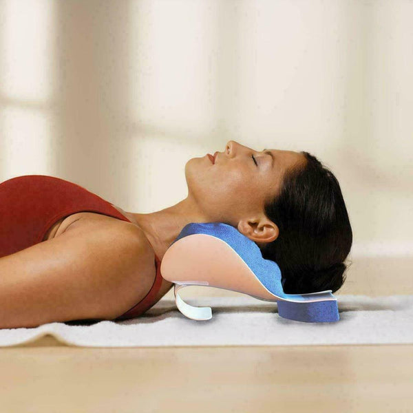 Neck And Shoulder Relaxer Pillow Pain Relief Cervical Spine Alignment N7W7