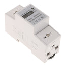 Export Type DIN Standard Rail LCD Single Phase 2P Electronic Energy Meters