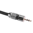 3pin XLR Male to 3.5mm TRS Male Cable Audio Adapter Cable Metal Connector