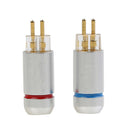 1 Pair Audio Connector Earphone Adapter HiFi Cable 2Pin Jack Socket 0.78mm Plug