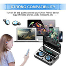F9-8 TWS Digital Display Wireless Bluetooth Earbuds In-ear Stereo Headphone