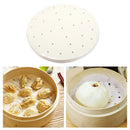 200pcs/set Non-Stick Round Steamer Liners Baking Pads For Kitchen Restaurant
