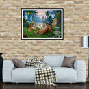 5D DIY Full Drill Diamond Painting Tiger Embroidery Mosaic Craft Kit (W629)