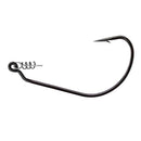 50pcs/box Circle Hooks Black High Carbon Steel Octopus Fishing Hooks - Size 1/0#