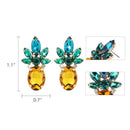 Pineapple Earrings For Women Jewelry Hawaiian Vacation Beach Party Daily Wi