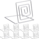20 Pieces Wire Place Card Holder Metal Card Holder Stand Wedding Name Place