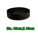 3Pcs 90x30cm Round Raised Garden Bed Planting Grow Bags Container BREATHABLE