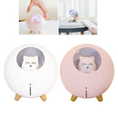 2Pcs Portable USB Mini Lovely Cat Humidifier Diffuser LED Night Light for Home