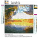 DIY 5D Diamond Painting Kit, Full Drill Landspace Embroidery Cross Stitch A
