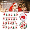 Christmas Calendar Hanging Non-woven Candy Bag Gift Bag Xmas Party Decoration