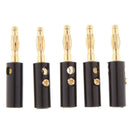 10pcs Banana Plugs Screw Type 4mm Plug Audio Speaker Cable Wire Connectors