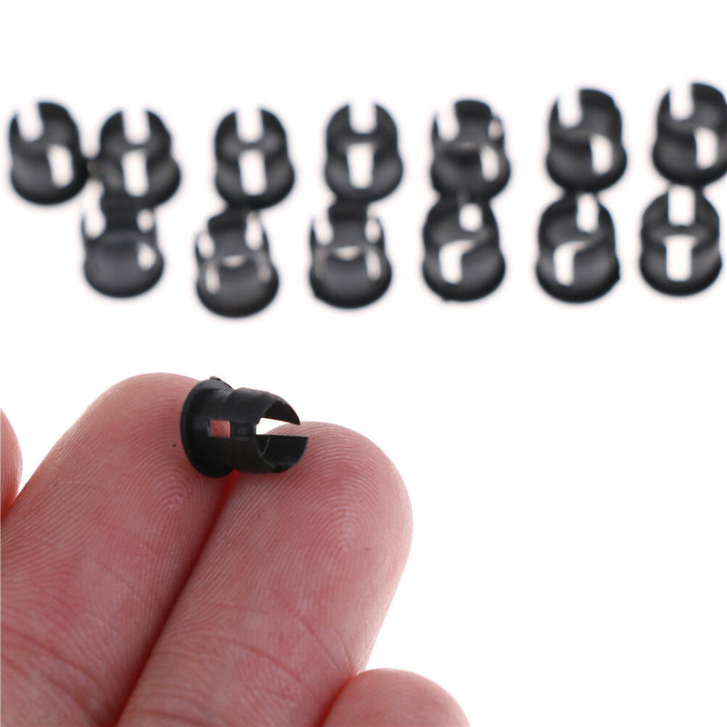 20PCS 5mm Black Plastic LED Holder Case Clip Display Panel s Ew