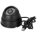 Dome Recording Camera Dome Indoor CCTV Security Camera Micro-SD/TF Card Nig