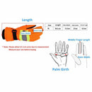 Winter Thermal Work Gloves With Reflective Strip Anti-Slip Anti-Wind Warm G