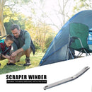 Outdoor Mini Crank Crowbar Pocket Pry Bar Keychain Survival Scraper EDC Tool