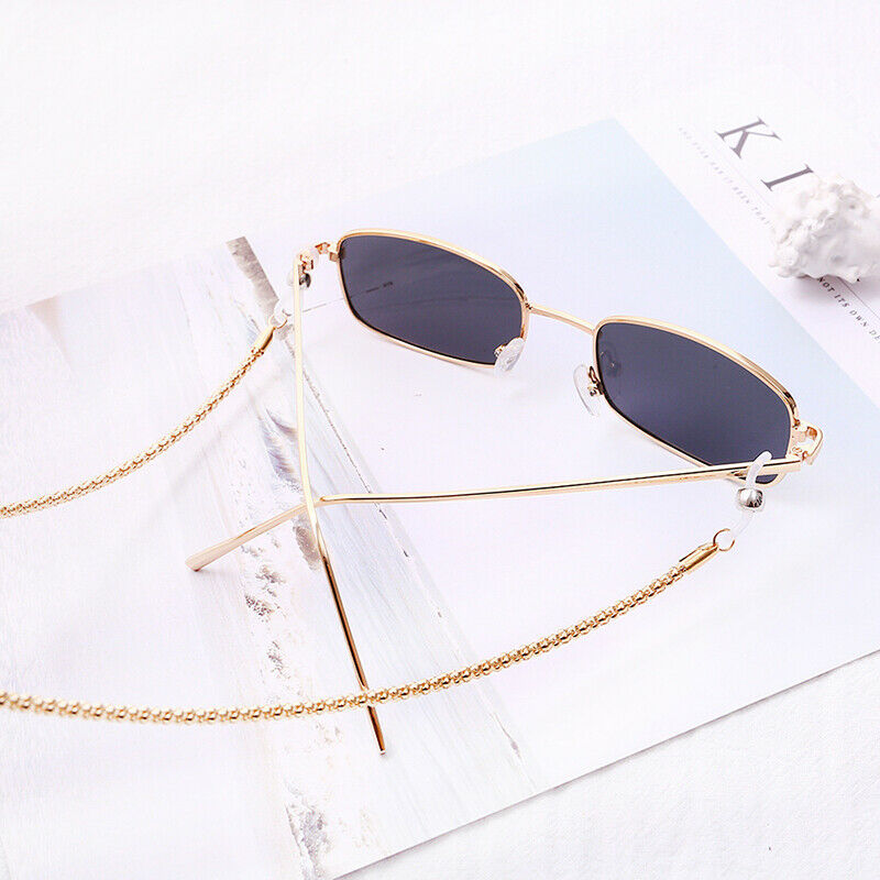 New Metal Cord Glasses Strap Golden Fashion Men Women Reader Sunglasses Chai Bj